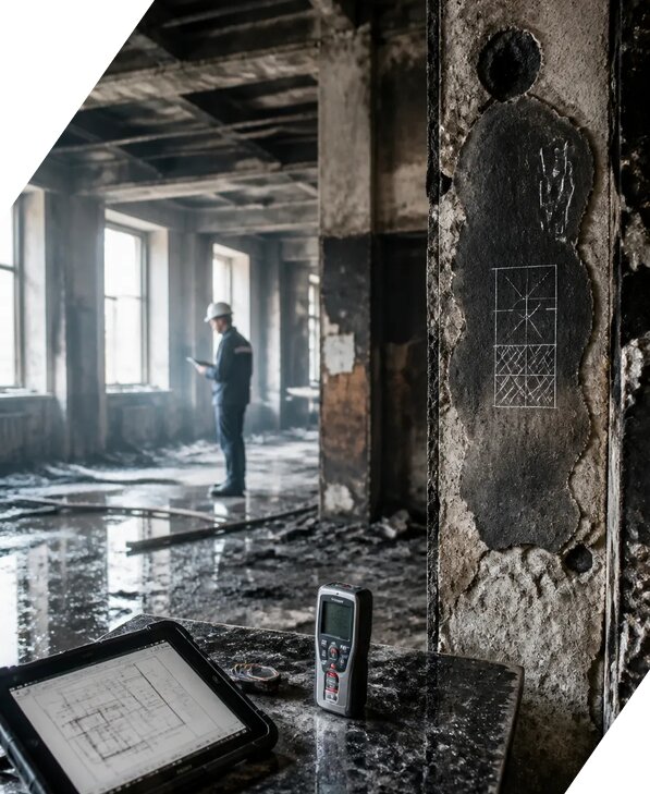 Обследование зданий после пожара в Биробиджане от 15207 р. | ЭкспертизаРоссия