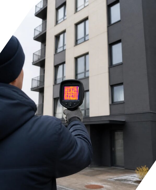 Тепловизионное обследование зданий в Биробиджане от 5069 р. | ЭкспертизаРоссия